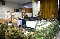 Вежба Мешовите артиљеријске бригаде уз примену рачунарских симулација