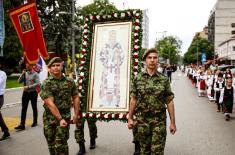 Serbian Armed Forces Take Part in Translation of Relics of Saint Bishop Nikolaj