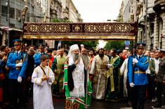 SAF members at Ascension Day Procession