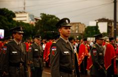 SAF members at Ascension Day Procession