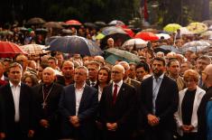 SAF members at Ascension Day Procession