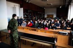 High school students from Aranđelovac visit Military Academy