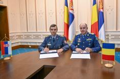 Bilateral defence consultation with Romania