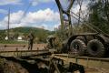 Pripadnici Druge brigade postavili most u selima Gledićkog kraja