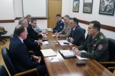 Talks with delegation of the Federal Ministry of Defence and Sports of the Republic of Austria 