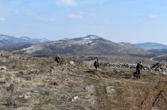Обука оклопних и пешадијских јединица Прве бригаде копнене војске