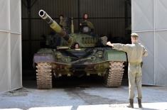 Tank units undergo regular training