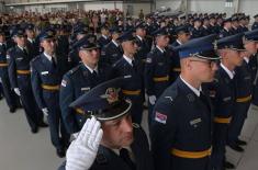 Minister Stefanović at promotion ceremony for new Air Force and Air Defence non-commissioned officers