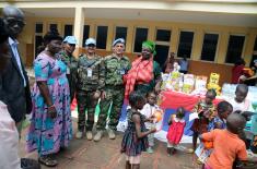 SAF members provide humanitarian assistance in Central African Republic  