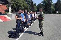 Admission of youngest generation of soldiers into military service