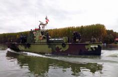 SAF units carry out training activities on the river