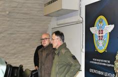 Visit to permanently engaged airspace control and protection forces