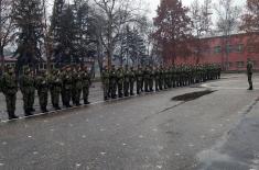 Official Beginning of Training for Soldiers Doing Voluntary Military Service