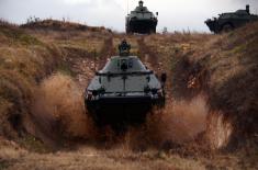 Training in Armoured-Reconnaissance Battalion