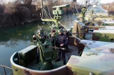 River unit soldiers undergo training