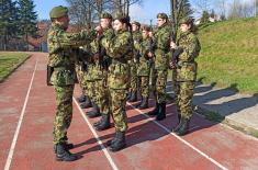 Training begins for new class of soldiers doing military service