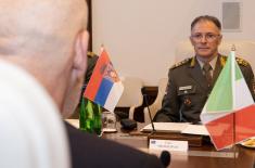 Chief of Serbian Armed Forces General Staff pays visit to Italian Republic