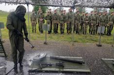 Mock drill for Military Academy cadets