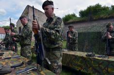 Obuka rezervnog sastava u jedinicama Vojske Srbije 