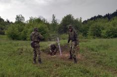 Обука мартовске генерације војника у теренским условима 
