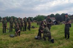 Soldiers performing military service undergo skills assessment