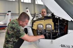 Обука за техничко одржавање ваздухоплова Војске Србије
