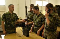 Telecom soldiers’ training