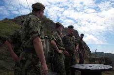 Tour of units in Prokuplje garrison