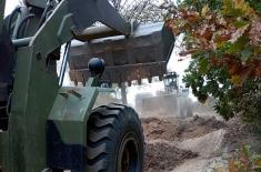 Engineer training and road works