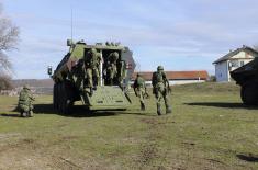 Training on Armoured Fighting Vehicles “Lazar 3”