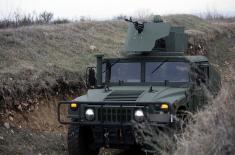 Reconnaissance training with multirole combat vehicles