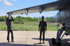 Combat training on SAF attack aircraft