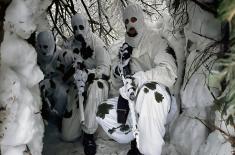 SAF scouts conduct tactical cold weather training