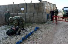 Провера обучености јединица за заштиту мировних снага