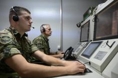 Обука на радарском положају: 24 сата дневно на задатку контроле и заштите ваздушног простора
