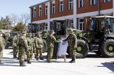 Tour of SAF units in Prokuplje Garrison
