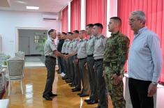 Chief of General Staff receives winners of Igrajmo za 16 Memorial Tournament