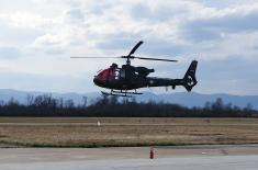 Cadets’ flight training with combat helicopters