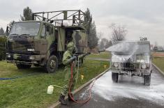 Collective training in CBRN unit