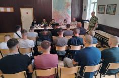 Пријем нове генерације војника на служење војног рока