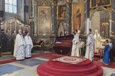 Васкршња литургија у Саборној цркви у Београду