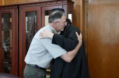 Начелник Генералштаба са епископом војним Доситејом