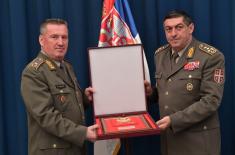 Golden Plaques for retired generals