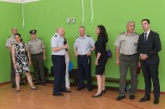 Generals Diković and Bartman Visited the Primary School “Svetozar Marković“ in Kraljevo