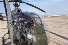 Зимски циклус летачке обуке на вишенаменским хеликоптерима