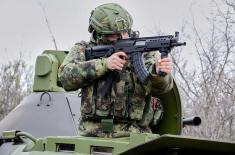 Тактичка обука у Оклопно-извиђачком батаљону