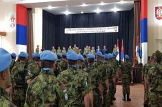 Ispraćaj kontingenta Vojske Srbije u misiju Ujedinjenih nacija u Libanu