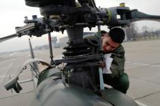 Flight training on Gazelles at 204th Air Brigade