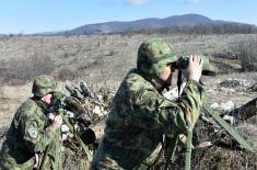 Members of Fourth Army Brigade in stationary camp