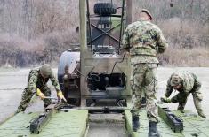 Obuka inžinjerijskih jedinica Druge brigade kopnene vojske